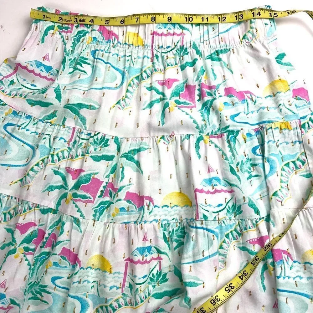 Crown & Ivy Tropical Print Women's Skirt